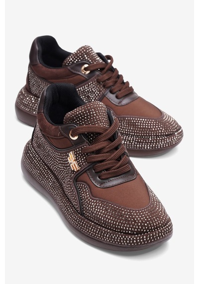 Mubiano Kadın Paraşüt Sneaker Süet Detaylı Taşlı Günlük Spor Ayakkabı Liva Kahverengi Mubiano Kadın Paraşüt Sneaker Süet Detaylı Taşlı Günlük Spor Ayakkabı Liva Kahverengi