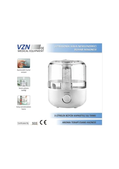 Vzn Ultrasonik Hava Nemlendirici Buhar Makinesi