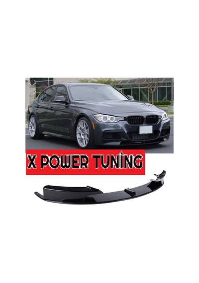 Bmw F30 2012-2018 3.Seri Plastik Parlak Siyah M.Tech Ön Lip