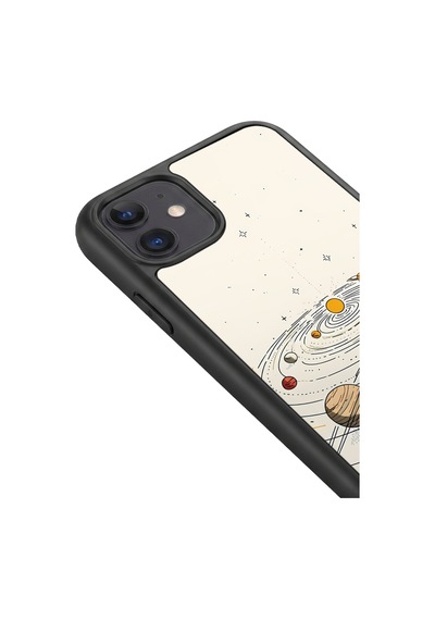 İphone 11 Uyumlu Güneşsistemigezegen Desenli Kamera Korumalı Darbelere Dayanıklı Kılıf 952-güneşsistemigezegen-iphone11