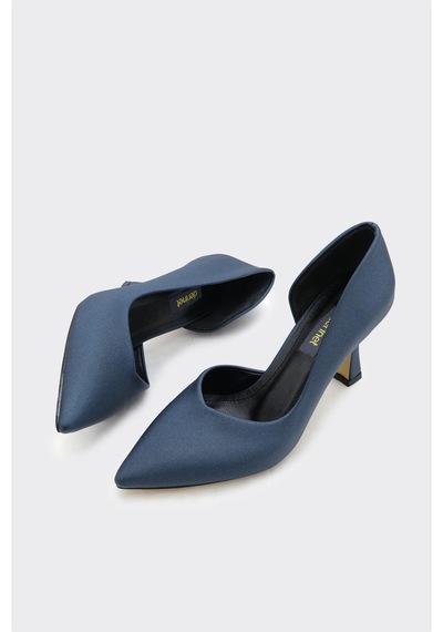 Derinet Kalın Topuklu Kadın Stiletto L.saten L.saten