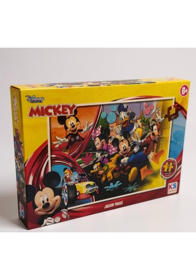 Ks Games Disney Mickey Mouse Puzzle 100 Parça 6+ Yaş - Lisanslı Eğitici Puzzle