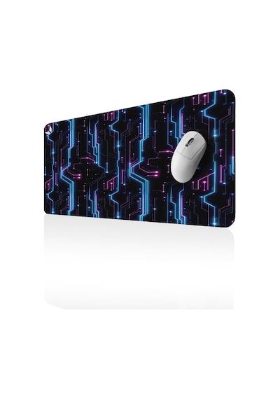 Classic - Gaming Oyuncu Gamer Mouse Pad, Kaymaz Taban Büyük Boy Large Ofis Tipi Mouse Ped, Fare Altlığı, Düz Masa Koruyucu Klavye Altı Mousepad Sku: Zeusb0gh7lnj4j