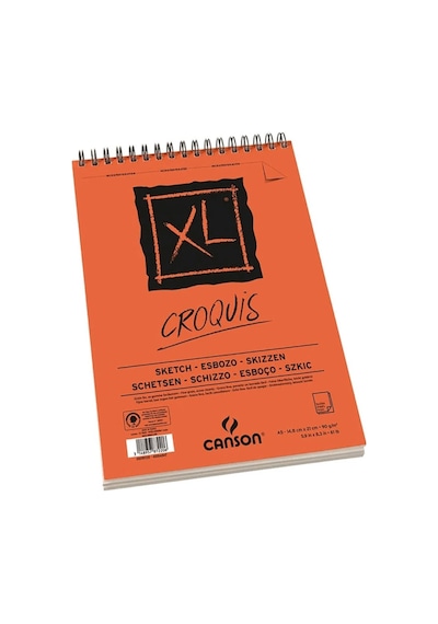 Canson Croquıs Xl Spiralli Eskiz Defteri A5 50 Yp 90 Gr