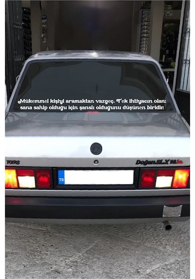 Oto Cam Yazı Sözleri Ticari-servis-dolmuş-panelvan Uzun Özel Yeni Sticker Model 26