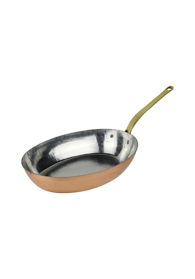 Cuvesta El Yapımı Şef Tipi Kalın 1.5mm Bakır Sote Tavası 30x20cm