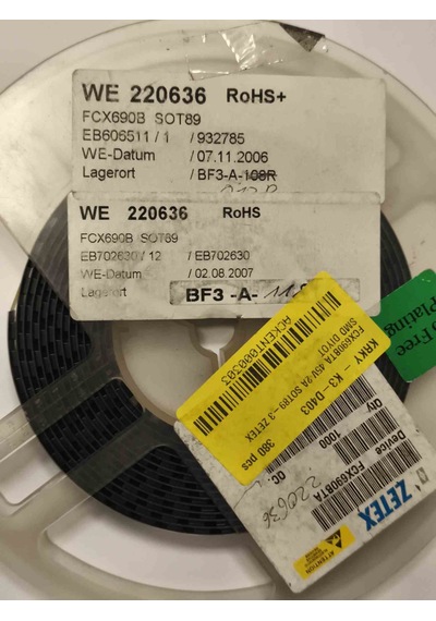 Fcx690bta 45v 2a Sot89-3 Zetex Smd Diyot 29 Adet
