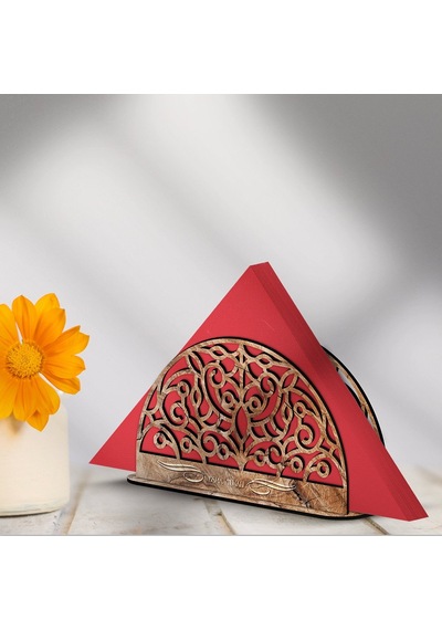 Kişiye Özel Ahşap Peçetelik - Model 5-6