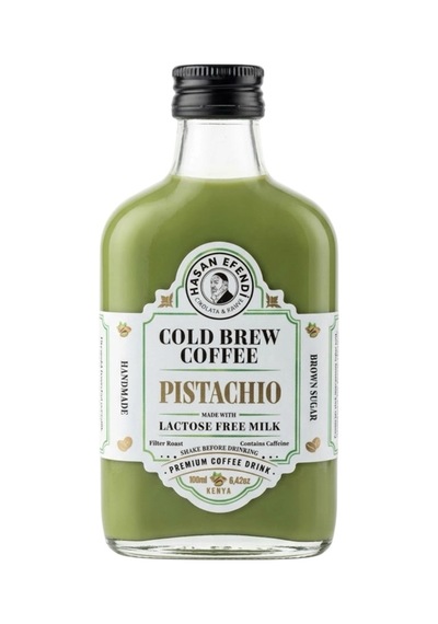 Hasan Efendi Cold Brew Pistachio Coffee 190 Ml 3'lü Hazır