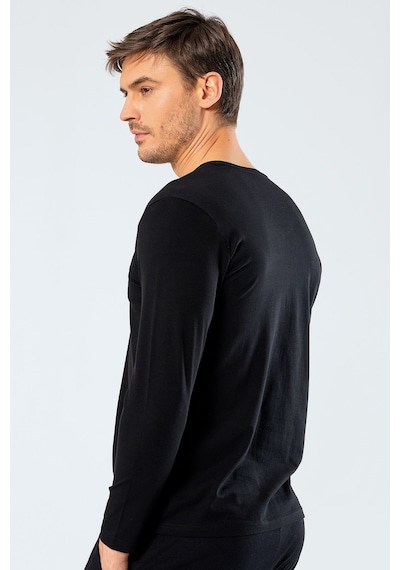 Cacharel Erkek V Yaka Uzun Kollu T-shirt 1334/siyah