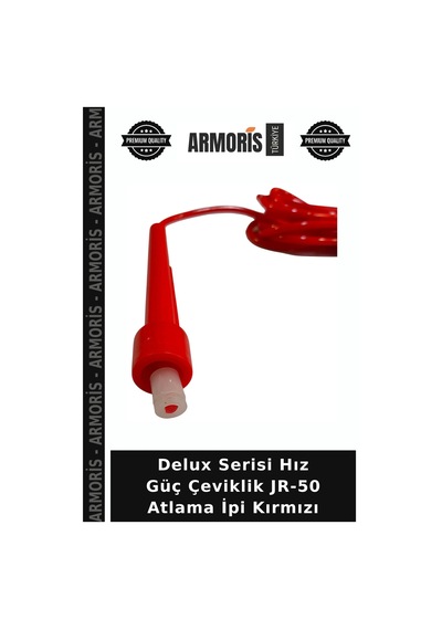 Delux Serisi Hız Güç Çeviklik Jr-50 Atlama İpi Kırmızı
