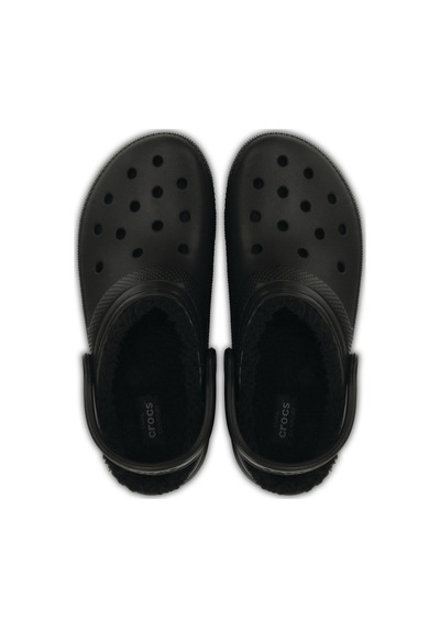 Crocs Classic Lined Clog Uniseks Terlik 203591-060 Siyah