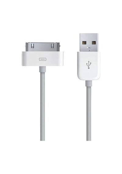 Apple Uyumlu iPhone 4/s Hızlı Data Ve Şarj&şarj Kablosu, Beyaz Standart