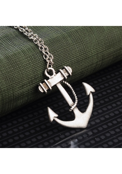Rope Anchor Denizci Gemi Çapası Erkek Kolye Takı Aksesuar K24 T5