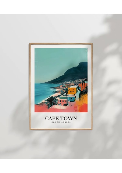 Çerçevesiz Poster Güney Afrika Masa Dağı