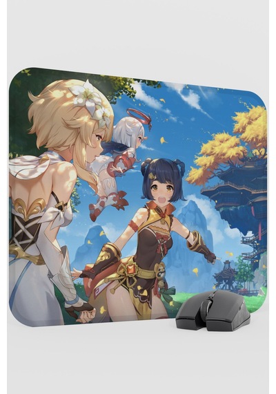 Xiangling Genshin Impact Anime Oyuncu V4 - 48x40 Xl Gaming Mouse Pad Fare Altlığı