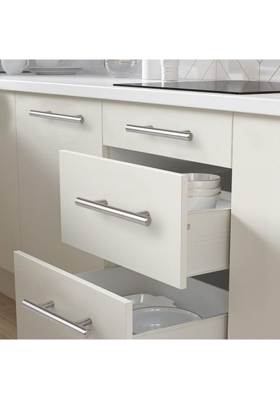 5 Adet Keijo Inox 224mm Paslanmaz Kulp Mobilya, Dolap Kulbu, Kulp Modeli 155 x 230 MM (Büyük Boy)