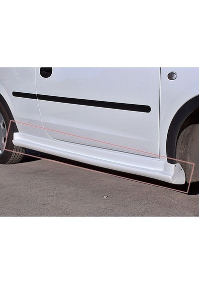Opel Corsa C Tek Kapı Marşpiyel Sağ Sol Takım Fiberglass Boyasız