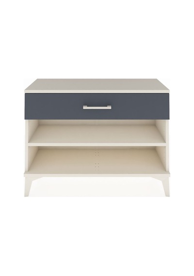 Arges Şifonyer Tek Raflı Tek Çekmeceli 88x30x64 Aytaşı-antrasit Aytaşı