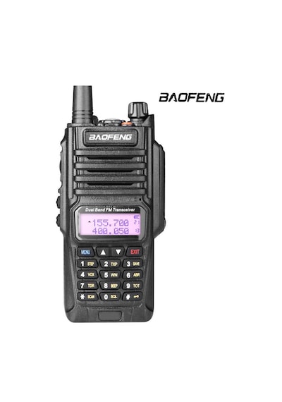 Baofeng Uv-9r Plus 8w, 128 Kanal, Vox, Vhf, Uhf, Çoklu Bant Tarama, Ip67 Su Ve Toz Geçirmez, Arama Kurtarma/güvenlik/haberleşme El Telsizi