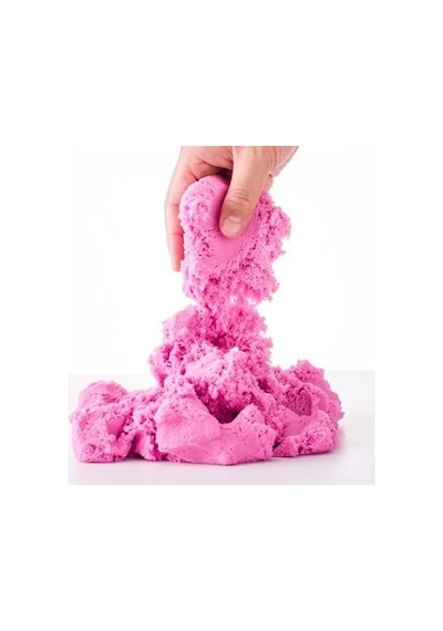 Kinetik Oyun Kumu 4 Renk 2 KG Ve 6 Adet Kum Kalıbı Mor - Yeşil - Pembe - Doğal