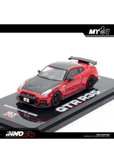Inno 1/64 Nissan Gt-r R35 Nismo Red Çok Renkli