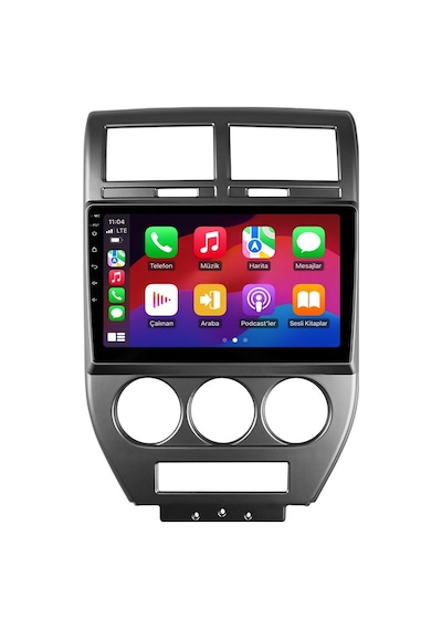 Dodge Caliber 2007-2009 Android Multimedya Carplay Android Auto Navigasyon Kameralı 8gb Ram 128gb 10"