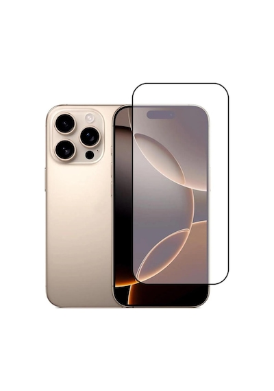 Apple Uyumlu iPhone 16 Pro Max Ekran Koruyucu 9d Tam Kaplayan Kavisli Apple Uyumlu iPhone 16 Pro Max Ekran Koruyucu 9d Tam Kaplayan Kavisli