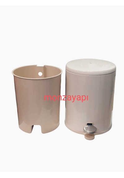 Primanova Cigo Pedallı Çöp Kovası Soft Bej