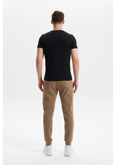 AR-MA Arma Erkek Slim Fit Basic Interlok Dar Paça Eşofman Altı Arka Ve Ön Cepler Gizli Fermuarlı %80 Pamuk %14 Polyester %6 Elastane K30174998802 Gri Açık