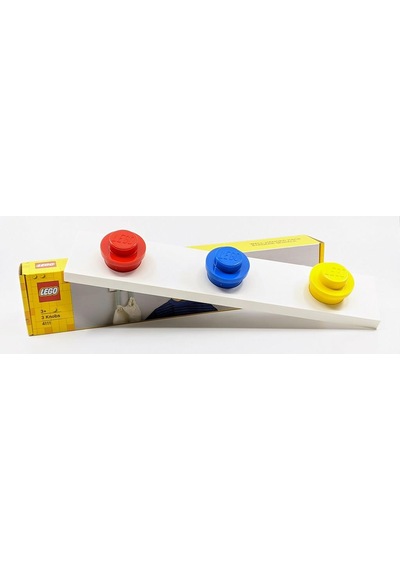 Lego Gear 5006230 Wall Hanger Rack Red Blue Yellow
