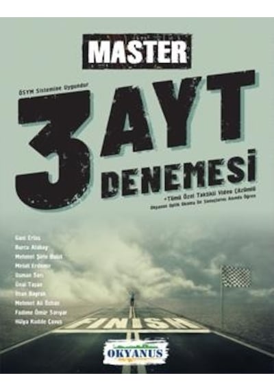 Okyanus Yayıncılık - Master 3 Ayt Denemesi