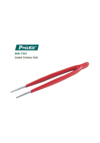 Proskit 908-t301 Düz-eğri Cımbız Seti 2adet Proskit 908-t301 Düz-eğri Cımbız Seti 2adet