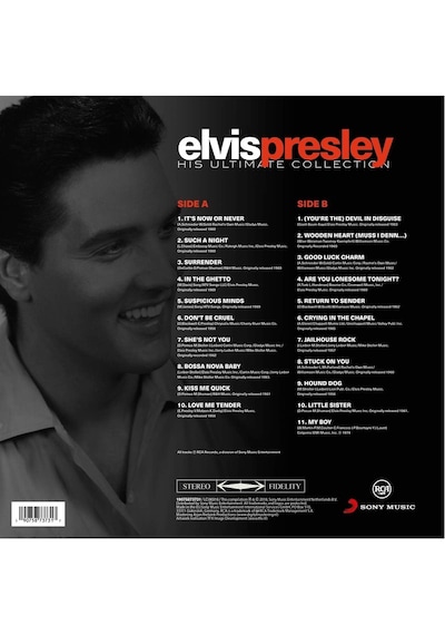 Elvis Presley - His Ultimate Collection / Plak