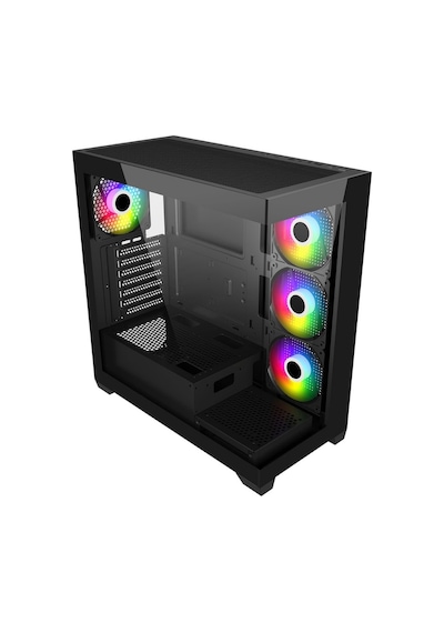 Fsp M340 1000w 80+ Gen5 4x120mm Argb Fan Temperli Cam Usb 3.0 Atx Akak0fsp0019