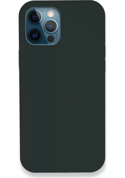 Newface Apple İphone 12 Pro Kılıf Lansman Legant Silikon - Koyu Yeşil