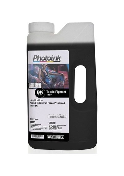 Ricoh Gen4/gen5 Kafa Uyumlu 1000 Ml Siyah Black Tekstil Mürekkep T - Rtp