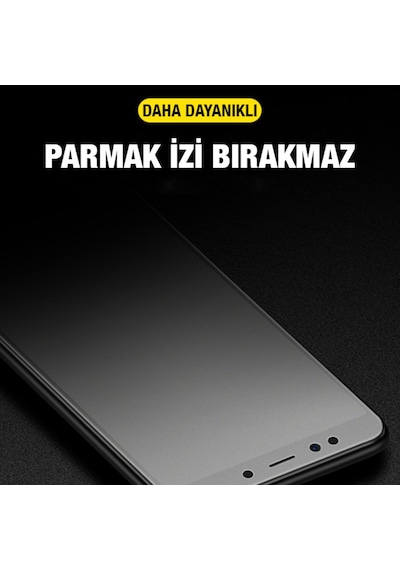 Ally Apple Uyumlu   iPhone 13 Pro Max 6.7Inç Full Glue Matte Tempered Cam Ekra Siyah