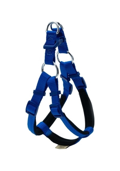 Doggie Konfor Ronin Dokuma Göğüs Tasması Royal Blue 1.5 x 40-45 CM Mavi