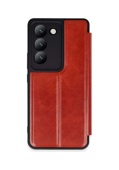 Cosmotex Newface Vivo V30 Lite 4g Kılıf Flip Cover - Kırmızı