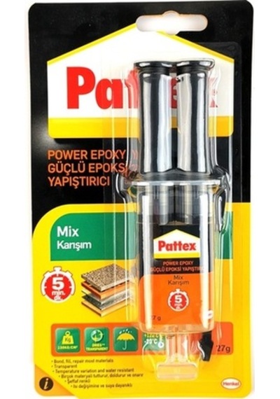 Pattex Power Epoxy Güçlü Epoksi Komponent Yapıştırıcı (547453443)
