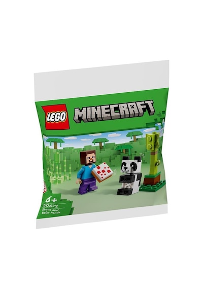 Lego Minecraft 30672 Steve And Baby Panda
