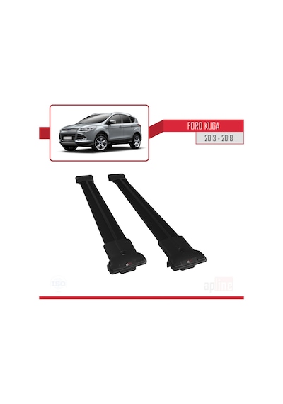 Ford Kuga 2013-2018 Arası Fly Model Ara Atkı Tavan Barı Siyah