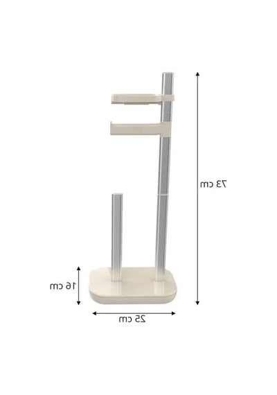 Paslanmaz Tuvalet Kağıtlık - 3 Yedek Rulo Kapasitesi 16.5 x 12.2 x 11.2 CM