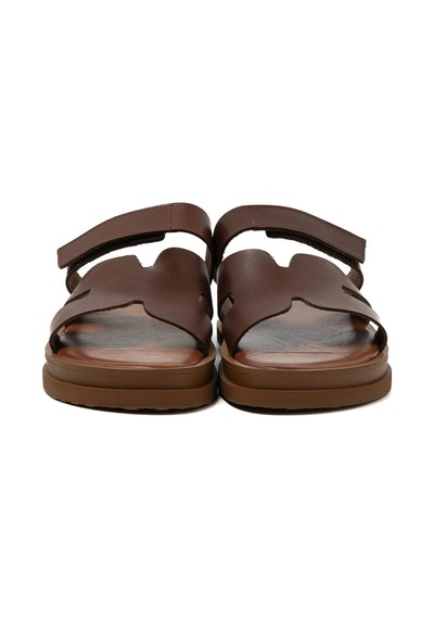 148 Brown Terlik Kadın 26224 Myconian 2025 Greek Sandal Kahverengi