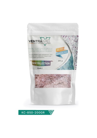 Ventrawall Pembe Renkli Doğal Mineral Taş Kc-850-200Gr