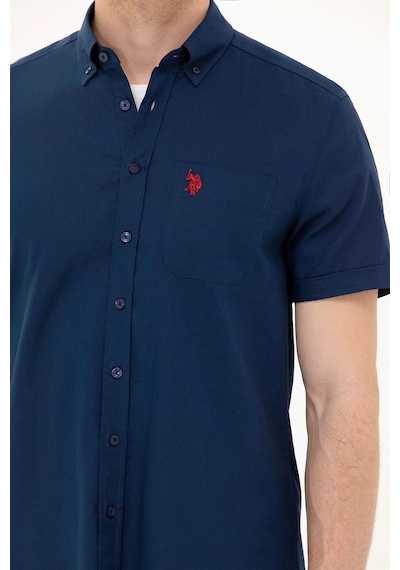 U.s. Polo Assn. Erkek Kısa Kollu Gömlek 1571442 Lacivert