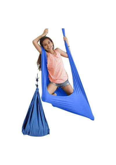 Bundera Yoga Swing Salıncak Çocuk Aktivite Gelişim Salıncağı Mavi