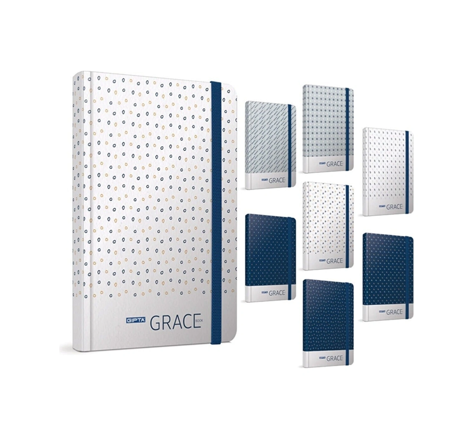 Grace Iplik Dikiş Sert Kapak Defter 19 26 120 Yaprak Kareli