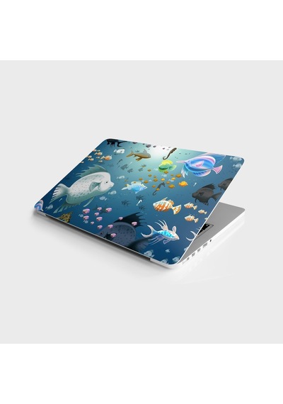 Laptop Sticker Bilgisayar Notebook Pc Kaplama Etiketi Su Altı Bal
